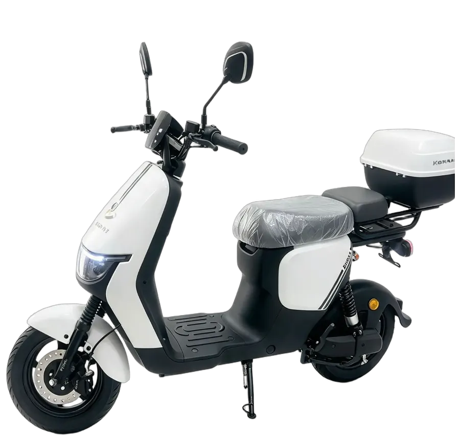 Scooter elétrica UFO JH-03 branca com baú, à venda em Jundiaí